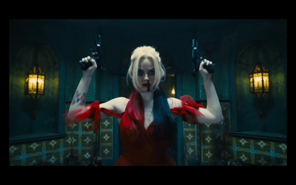 x特遣队全员集结最值得一看的就是小丑女哈莉奎茵美艳又疯癫每次出场