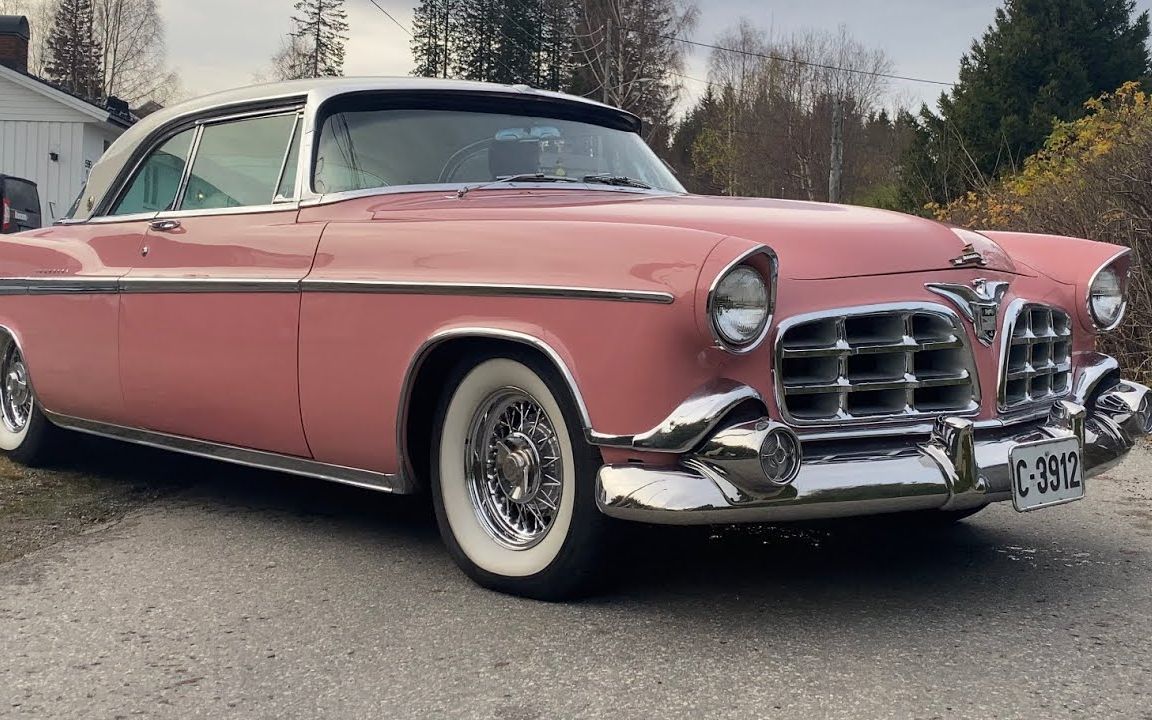 50年代中期的美式豪华双门车- 1956 imperial southamp