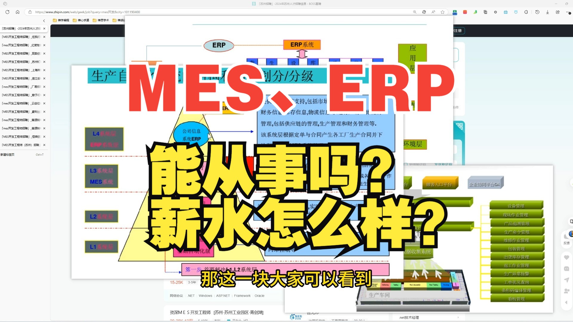 ERP、MES系统是什么,能从事吗?哔哩哔哩bilibili