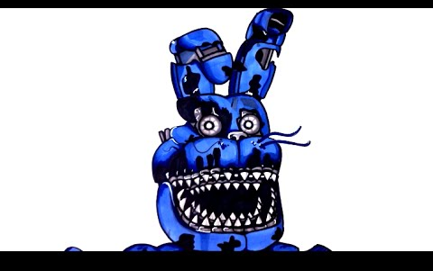 【fnaf】教你画一只nightmare bonnie