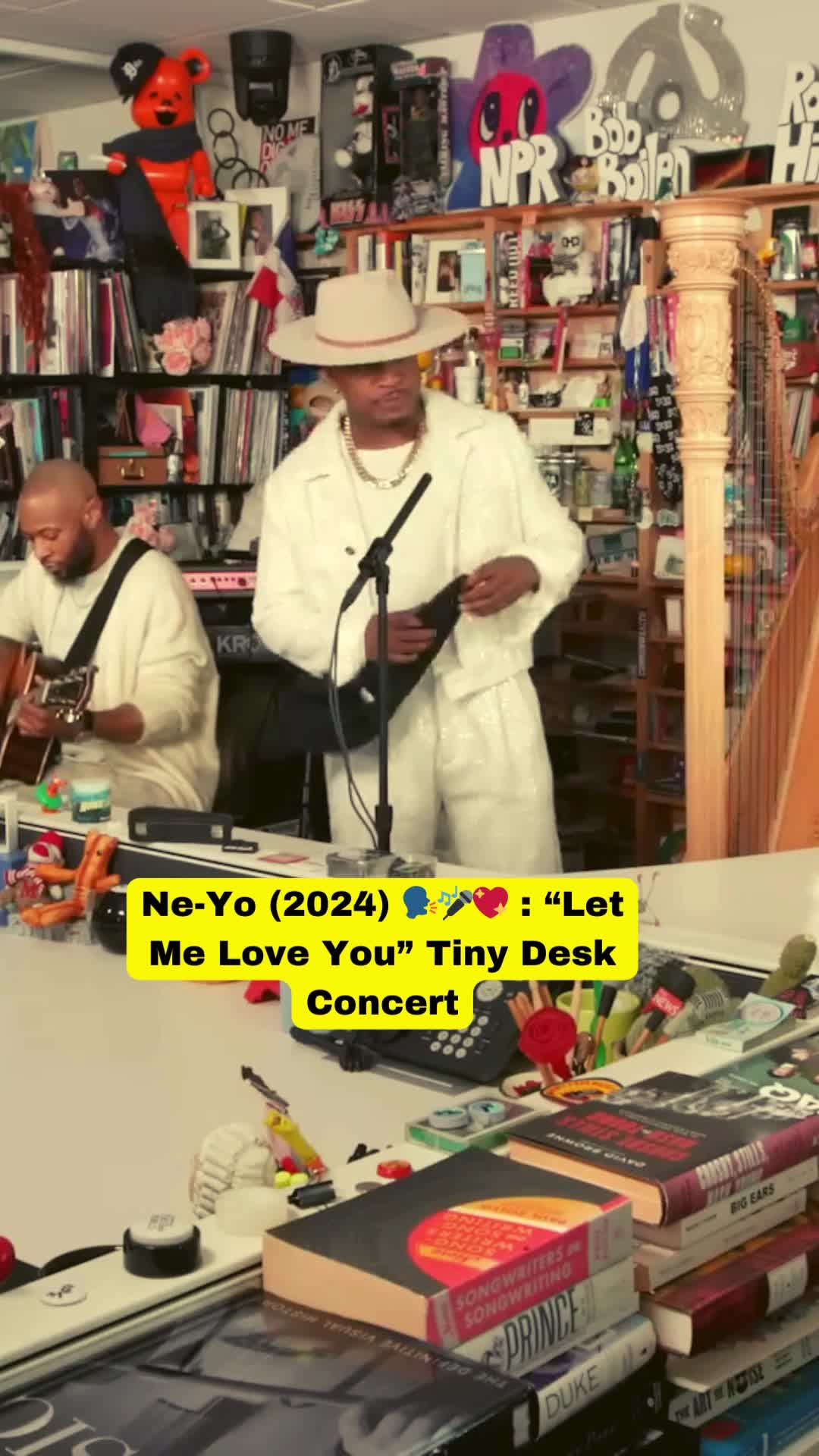 ne yo 979097 : performs "let me love you" live on @npr
