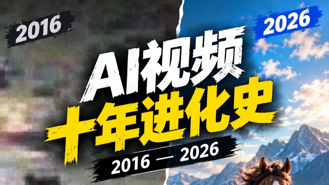 AI视频十年进化史：2016—2026