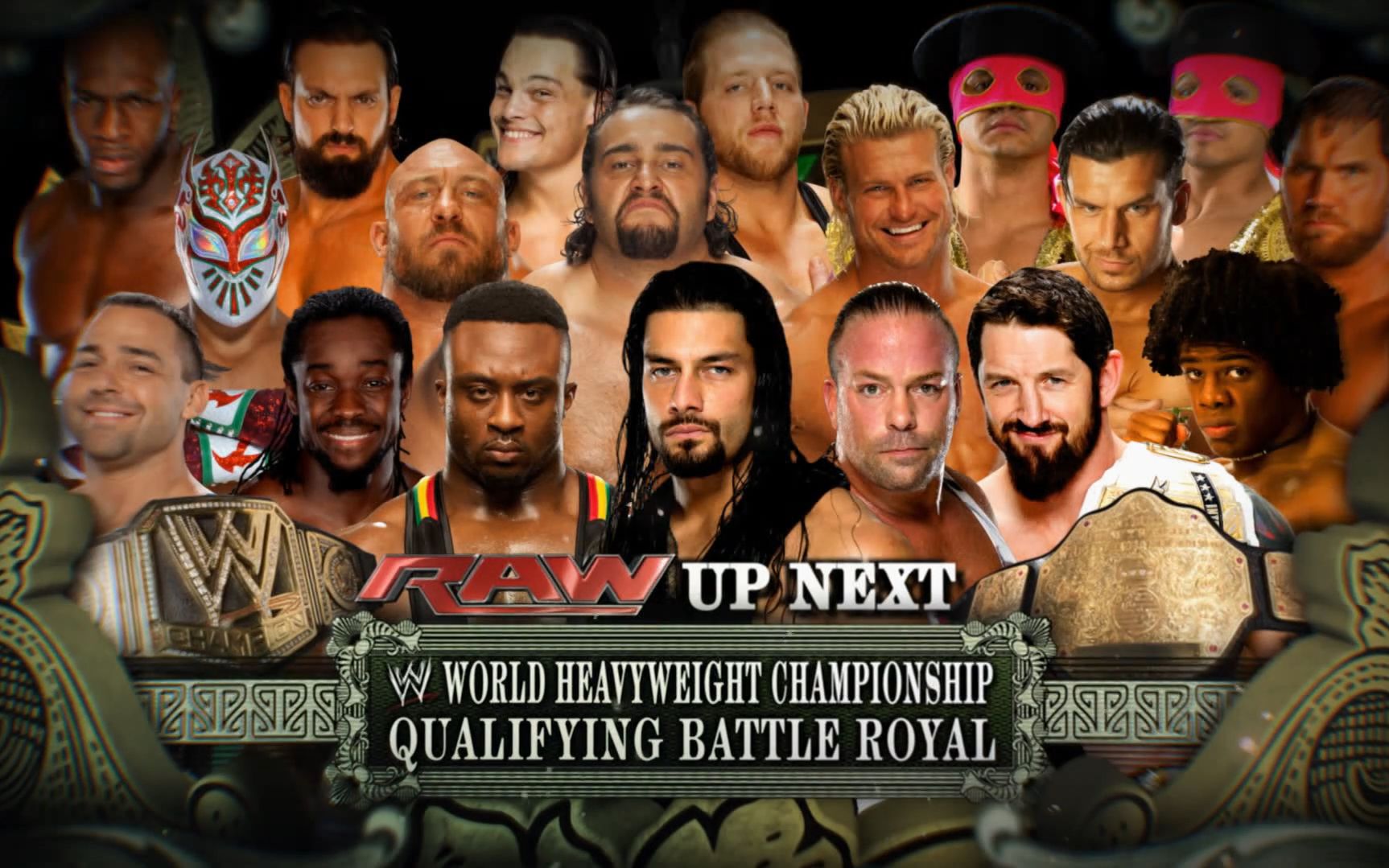 [图]Monday Night RAW 2014-06-16 Battle Royal Match