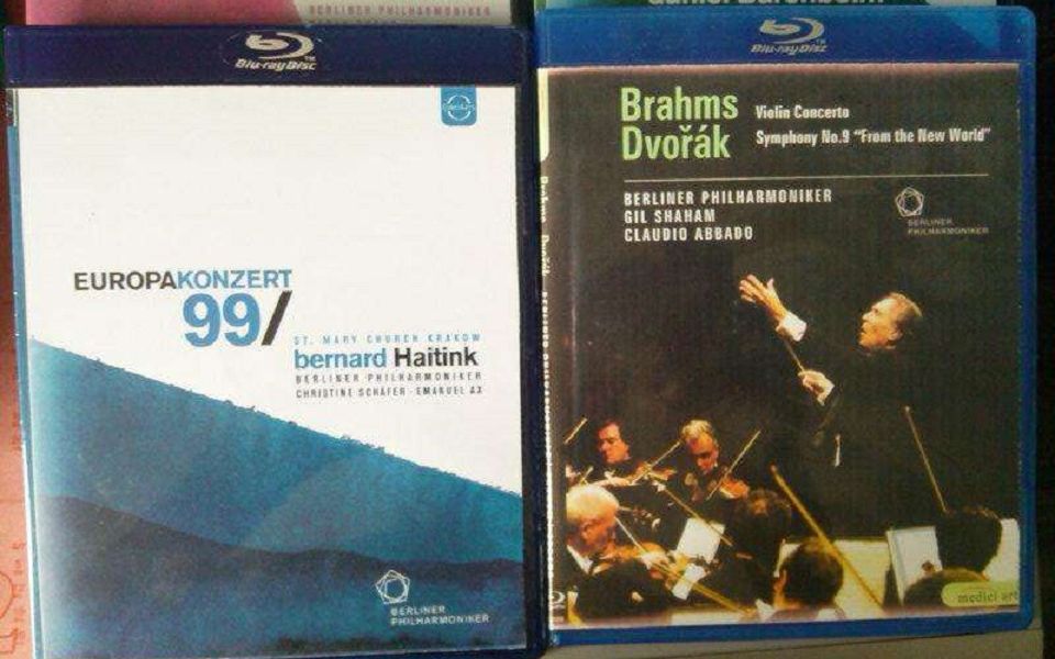 [图]阿巴多- Brahms :Violin Concerto, Dvorak : Symphony No 9 2002 Blu-ray 1080P高画质 高音质