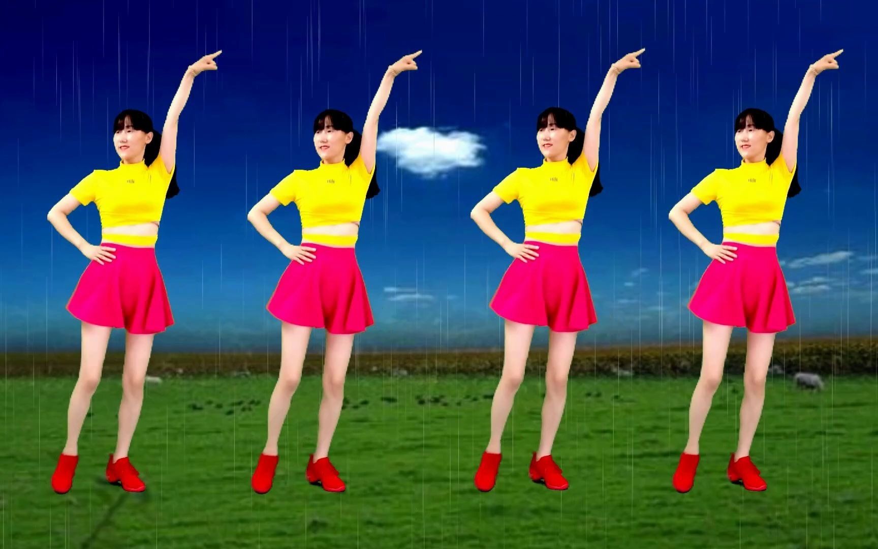 网络情歌广场舞《桥边姑娘》温柔优雅,男声版好听又好看!