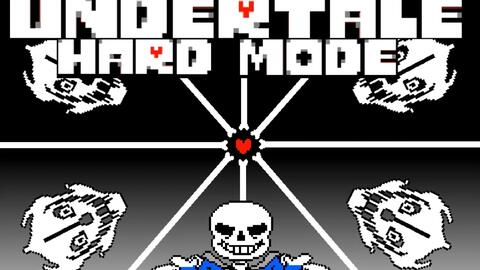 传说之下困难模式第一阶段】UNDERTALE HARD MODE sans fight!!