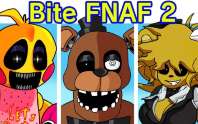 Friday Night Funkin' VS BONED ~ WHAT IS THAT?! (Bite FNaF 2 Mix)哔哩哔哩bilibili