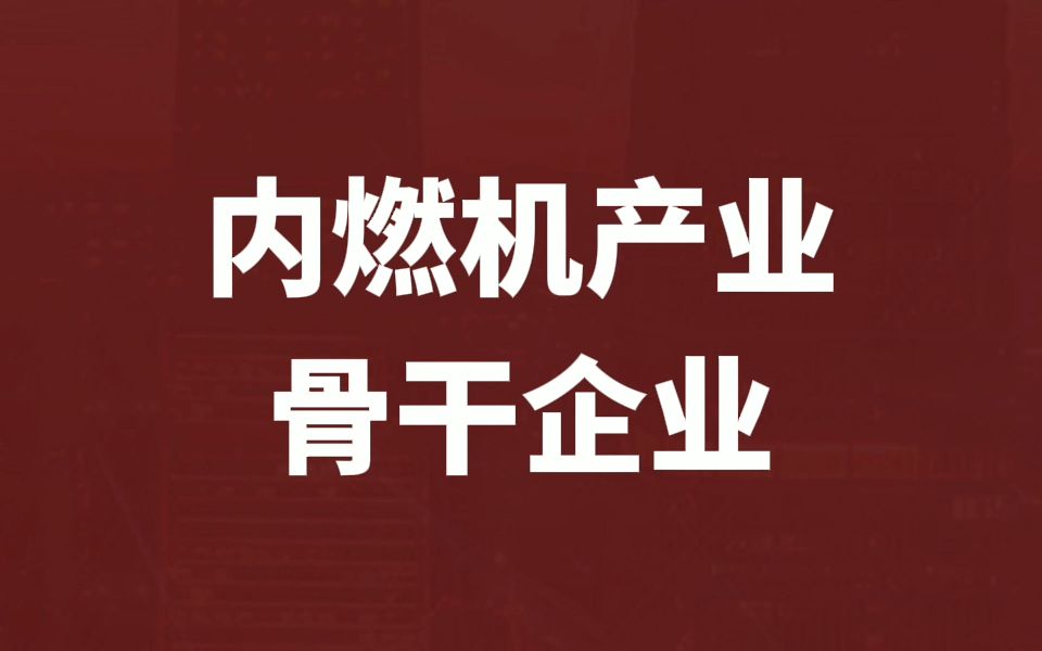 内燃机产业骨干企业【潍柴动力】哔哩哔哩bilibili