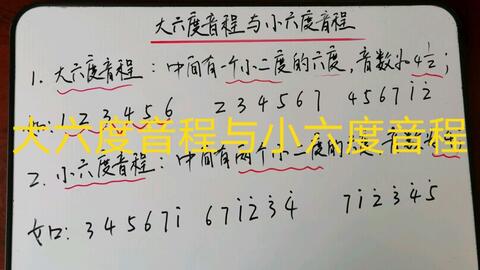 大六度音程与小六度音程 哔哩哔哩 Bilibili