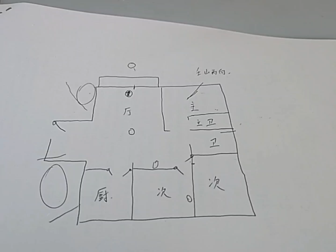 如何使用手机指南针和罗盘立极尺布局户型图哔哩哔哩bilibili