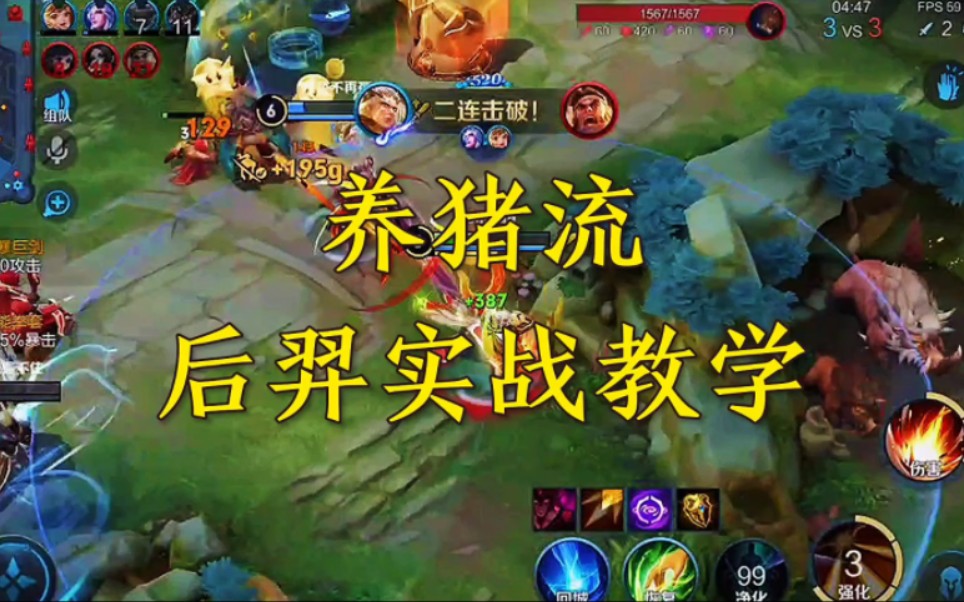 王者养猪流教学 ,学会轻松上分 #王者荣耀 #养猪流