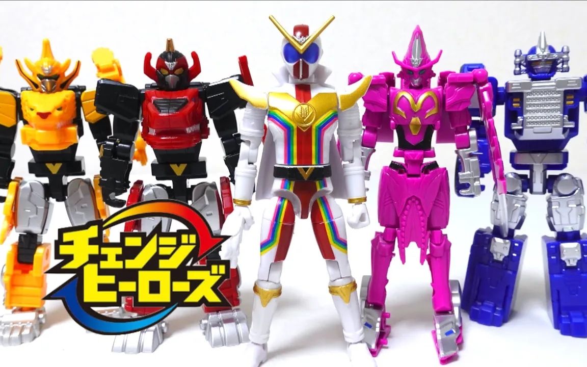 【wotafa】机界战队 5人偶 可动变形