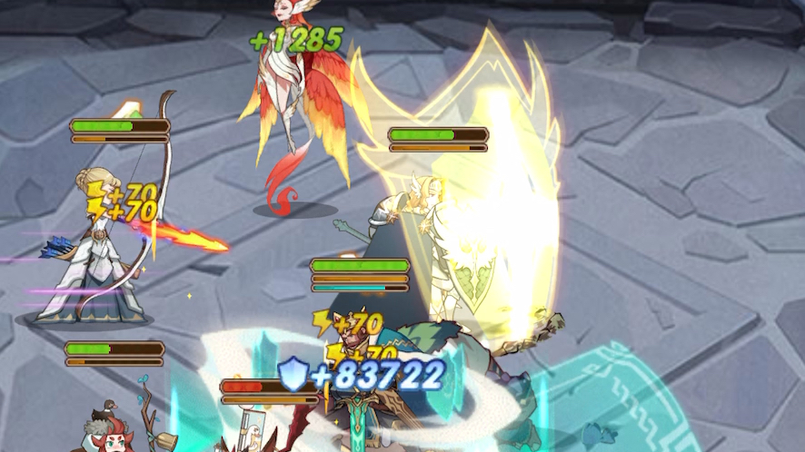 剑与远征 18-35 亚瑟龙弓推图站位分享