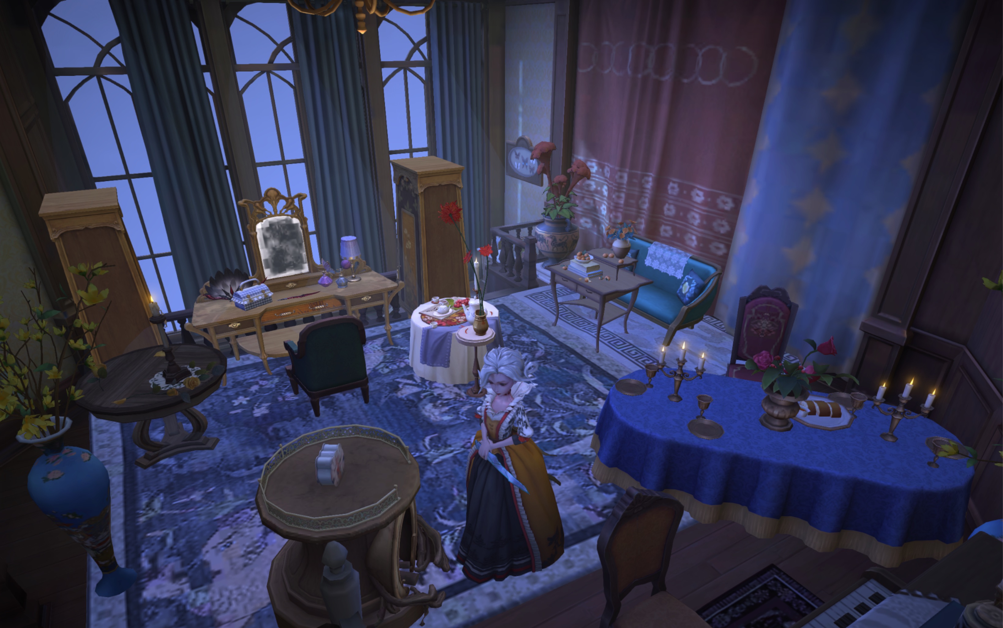 第五人格小阁楼归宿,夫人这样走路好像小人国公主啊哈哈