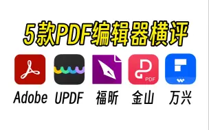 Download Video: 5款PDF编辑器横评！哪个才是最佳选择？