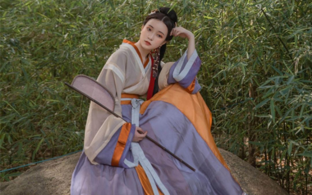 【开箱测评】上遥居空蝉晋制汉服_哔哩哔哩 (゜-゜)つロ 干杯~-bili