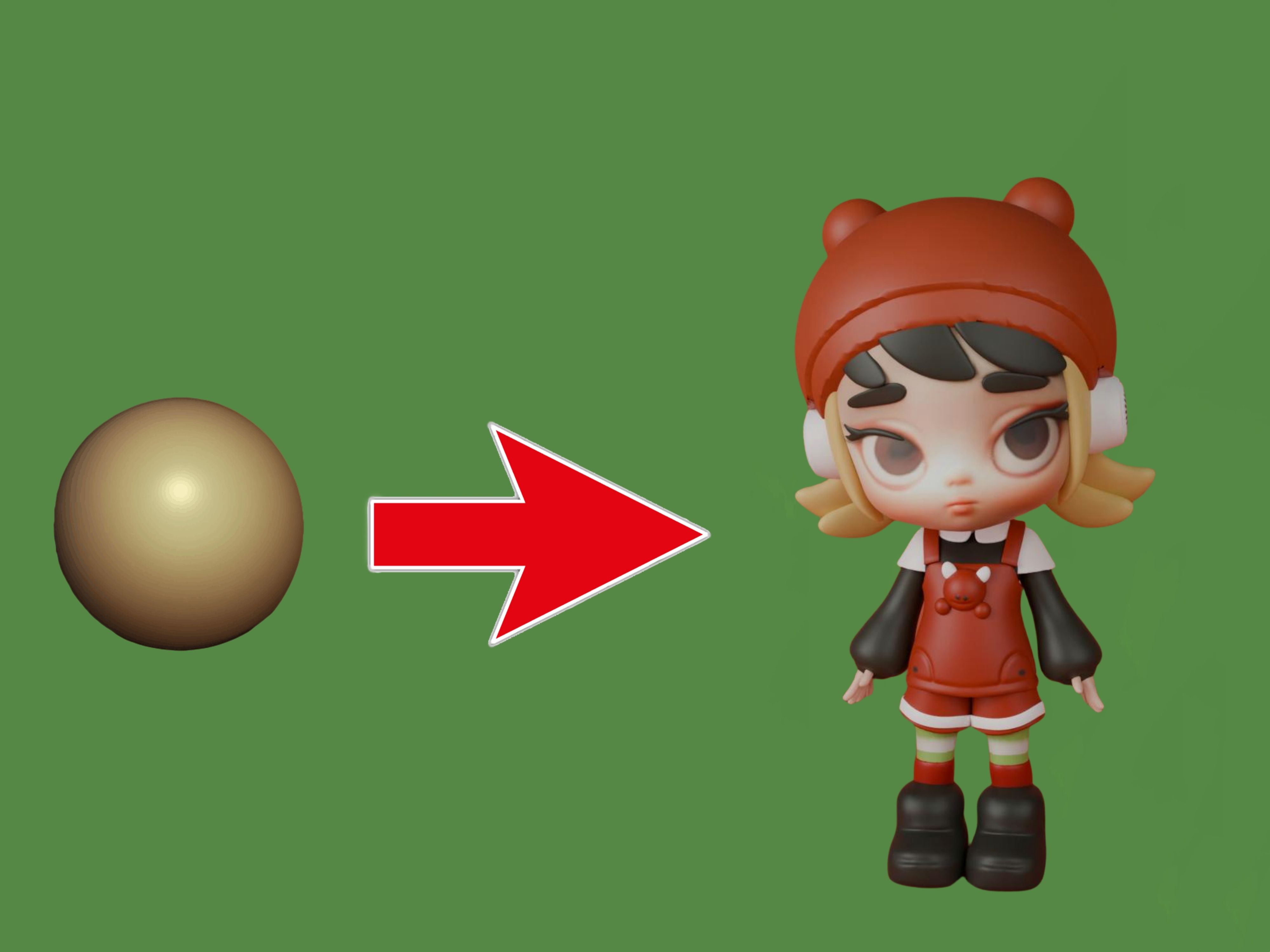 如何成为泡泡玛特建模师?今天做潮玩女孩!