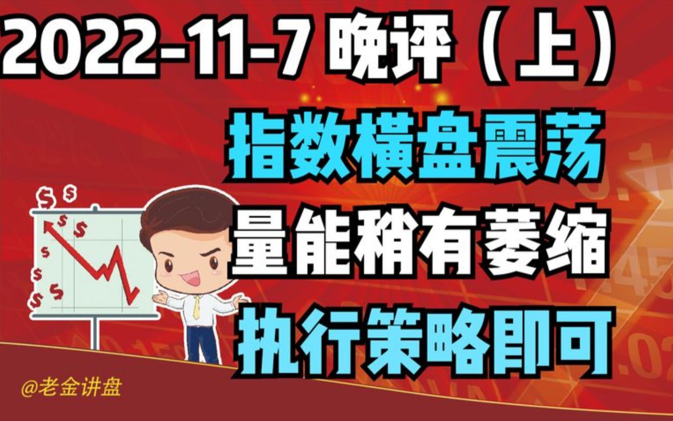 【2022117 收评 独家解读】指数横盘震荡,量能稍有萎缩,执行策略做好波段!哔哩哔哩bilibili