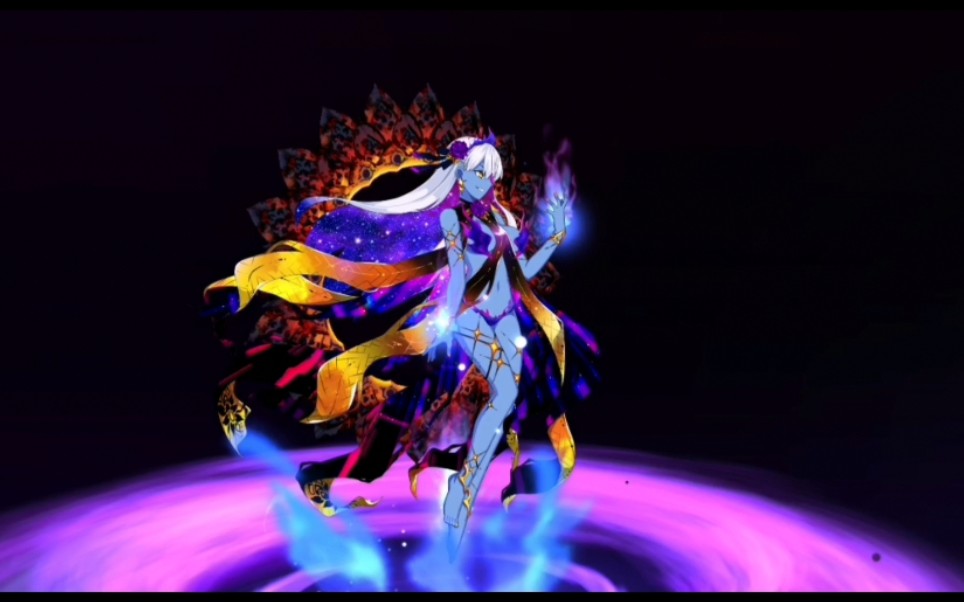 泳装伽摩灵衣宝具演示!她太涩啦!_哔哩哔哩bilibili_fgo