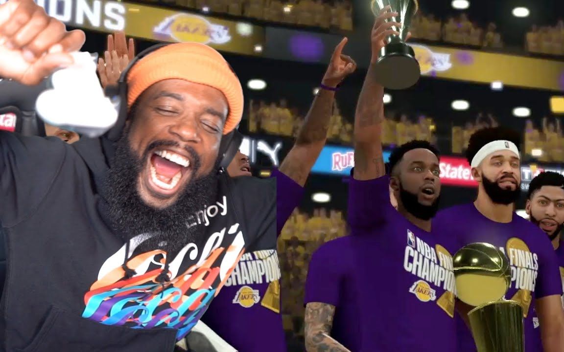 中文字幕 NBA 2K20 CashNasty 辉煌生涯 带领湖人夺冠!获得总决赛MVP!湖人VS雄鹿总决赛第七场哔哩哔哩bilibili