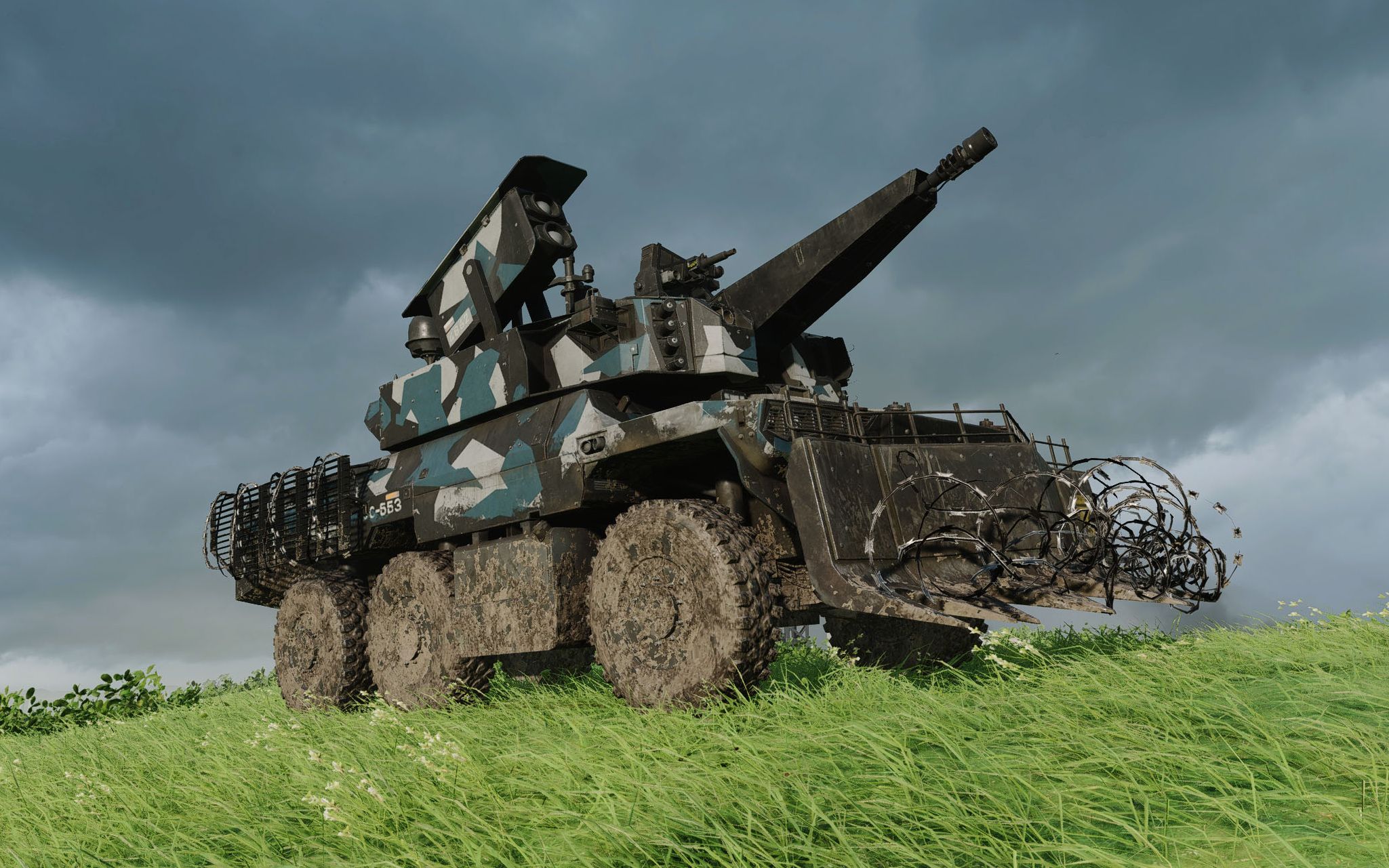 40机炮防空可猛了 【咖喱fps】_哔哩哔哩bilibili_战地