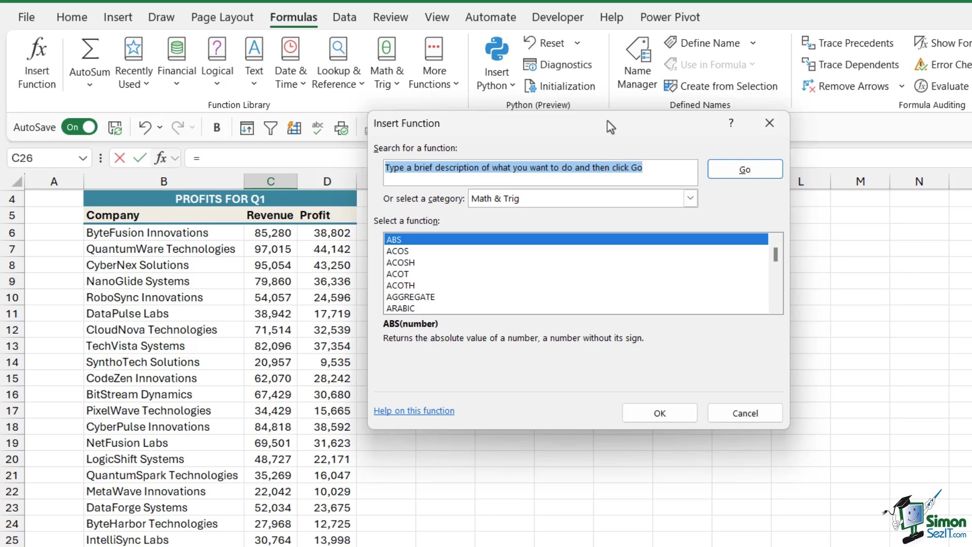 excel 365 for beginners