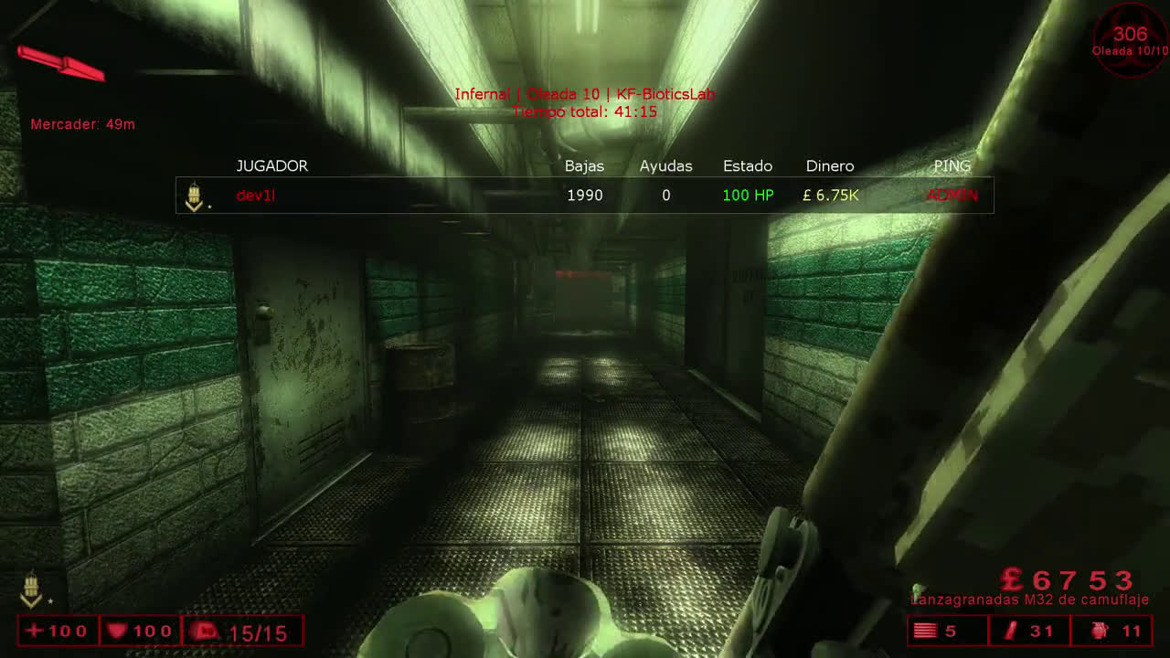 【油管搬运】杀戮空间1 生化实验室 solo 4faked 爆破 10wave