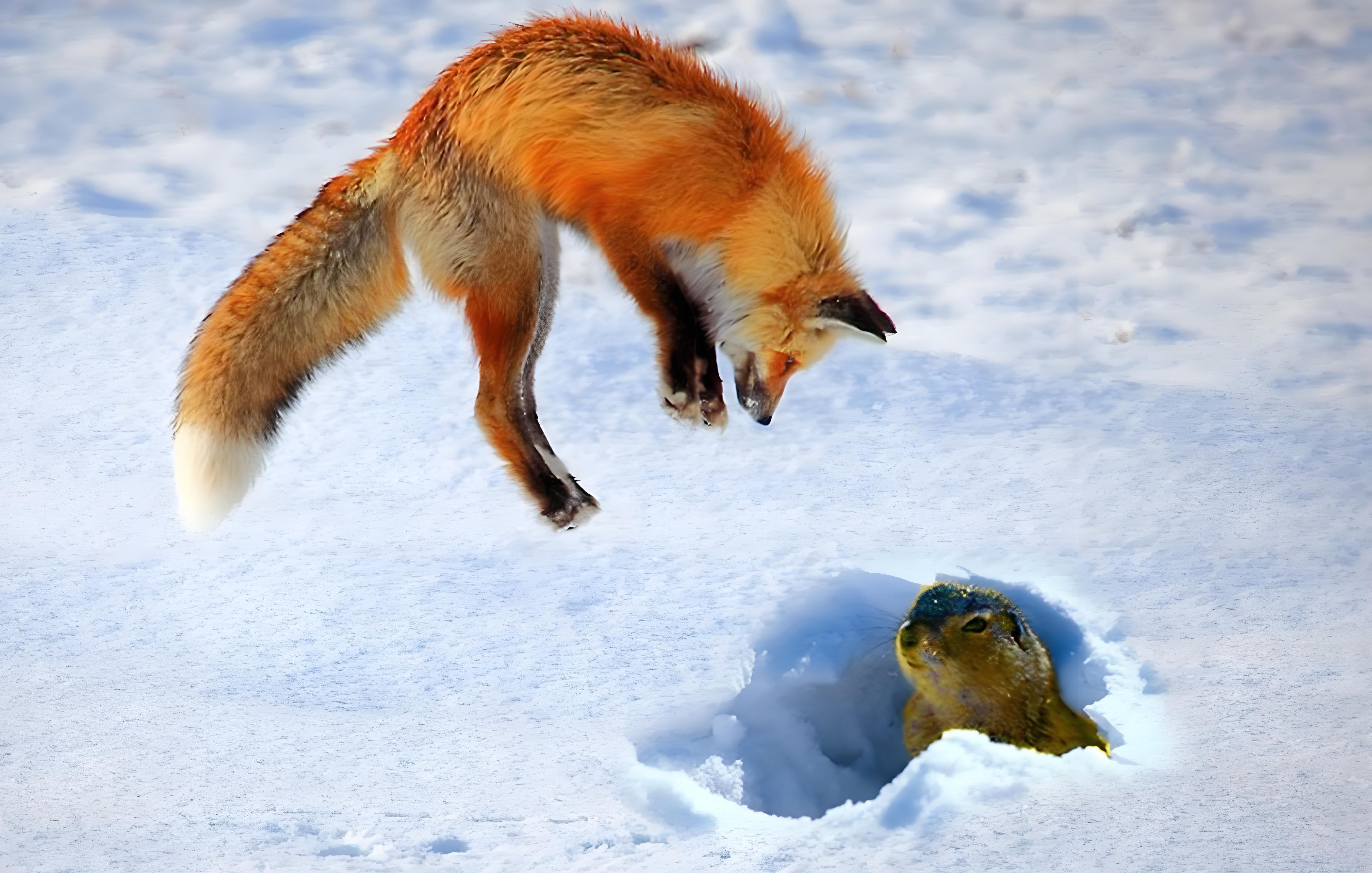 赤狐的捕猎超能力,可媲美我们人类的精确制导系统