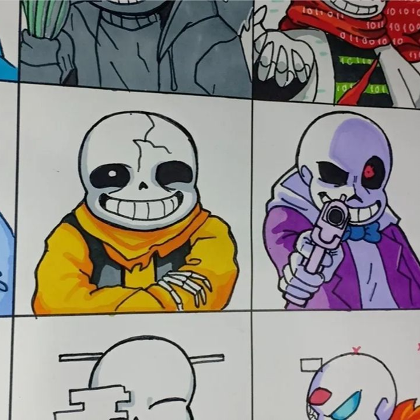 Another Sans AU design by VioletLauren on DeviantArt