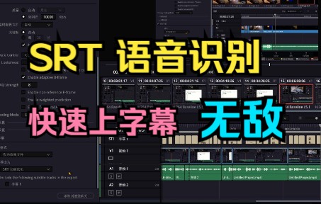 【经验分享】用剪映语音识别字幕SRT格式快速上B站视频字幕PR和达芬奇也可以搞 2022.8.2哔哩哔哩bilibili