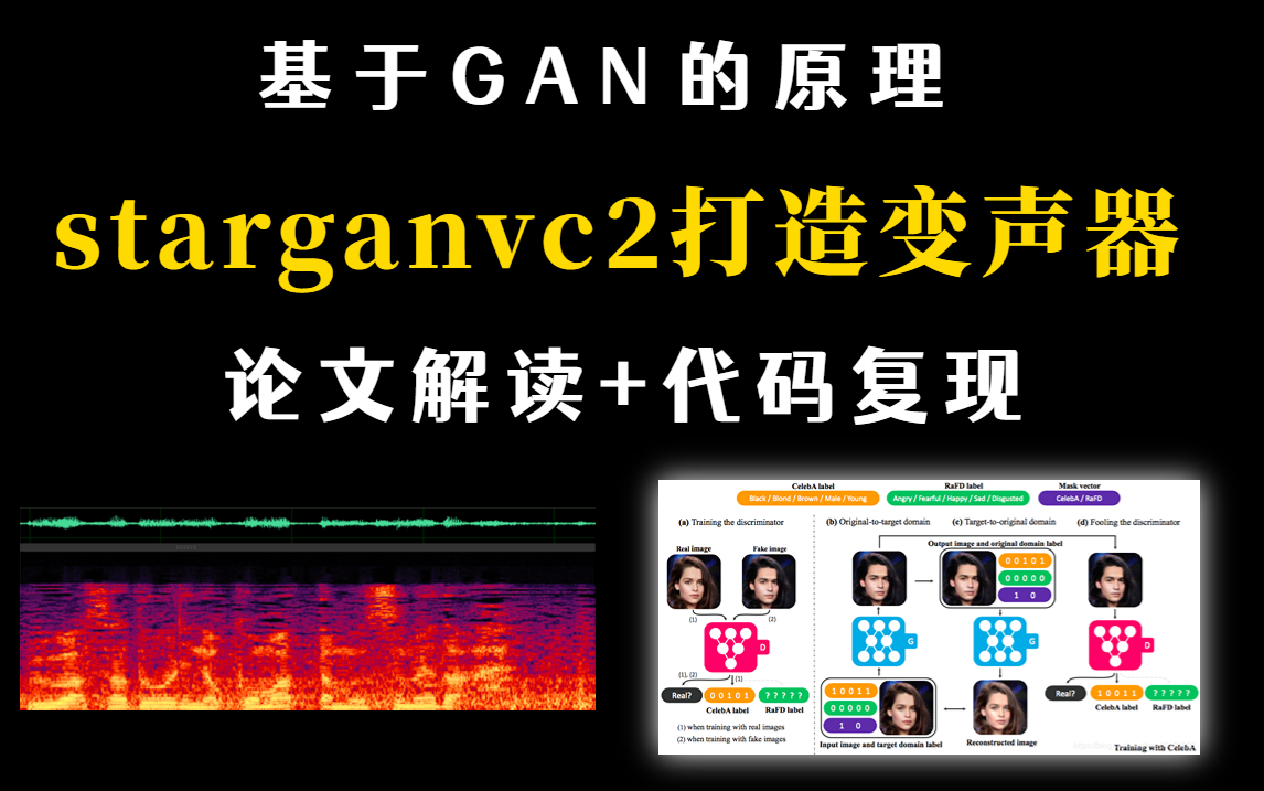 【博士带你读论文】9小时带你学会CVPR变声器论文解读+代码复现!基于GAN生成式对抗网络原理!(人工智能、深度学习、神经网络、机器学习、pytorch...