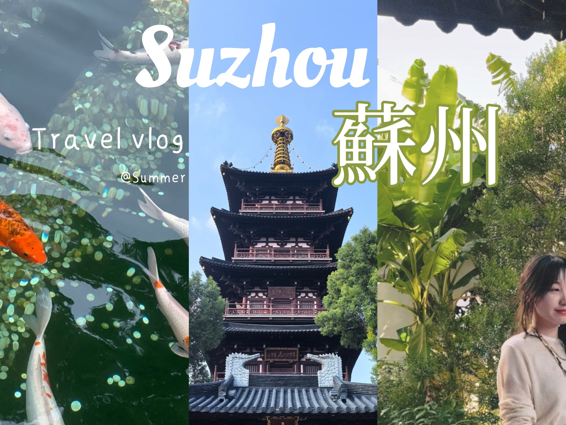 苏州旅行vlog|步入苏州园林/寒山寺/枫桥夜泊/狮子林/一枝园/东方之门/日落/假日出行哔哩哔哩bilibili