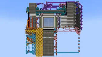 【Minecraft】世界首个15x15传统玻璃内吸门