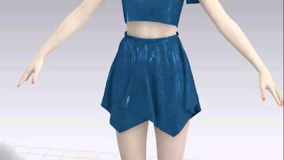 韩国clo3d Md动漫服装设计!哔哩哔哩bilibili