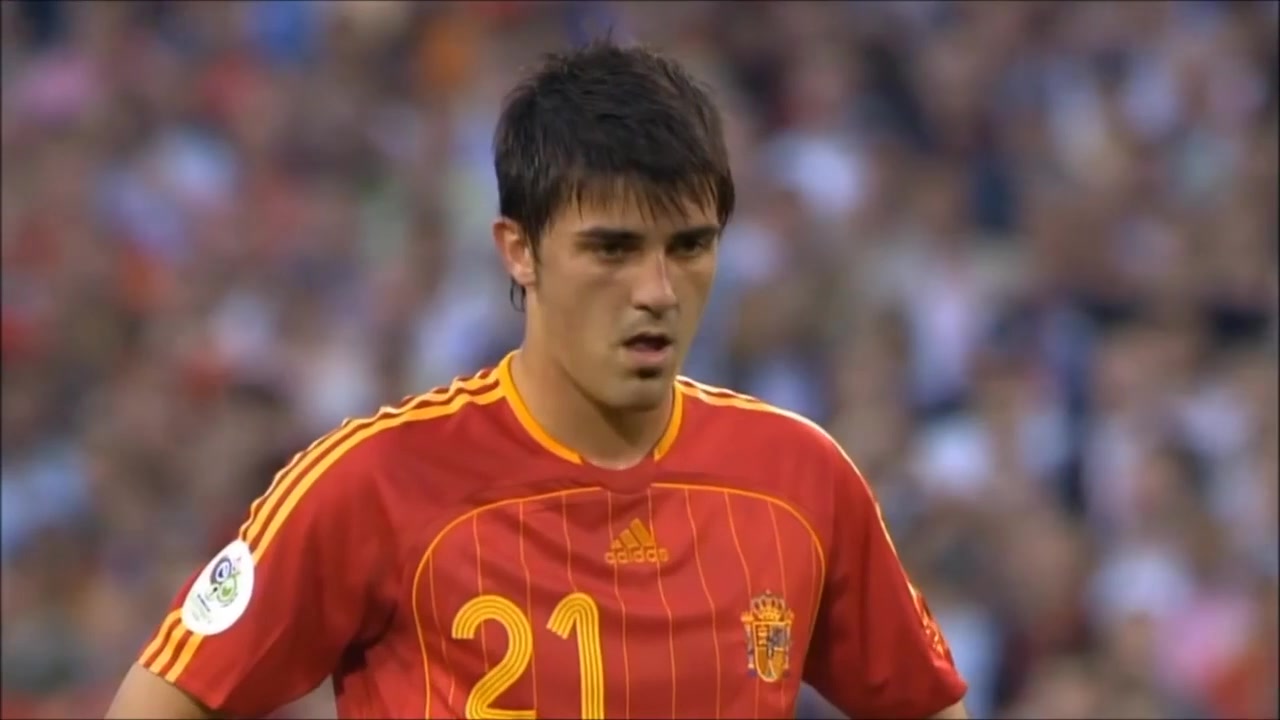 (转自)西班牙神锋大卫·比利亚世界杯的9个进球