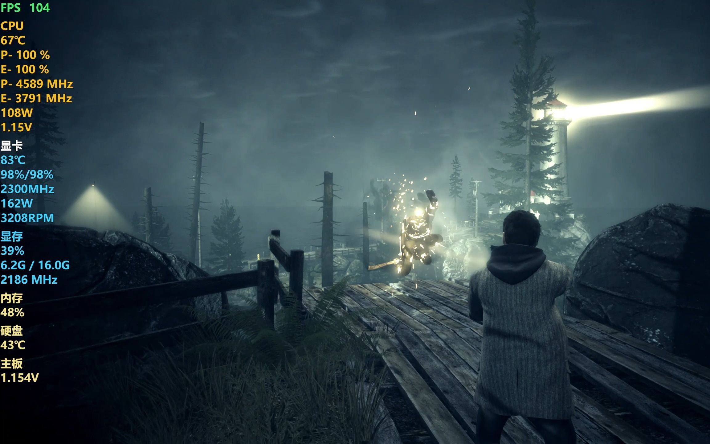 [图]a770显卡 《心灵杀手》Alan Wake 2K最高画质 驱动4900