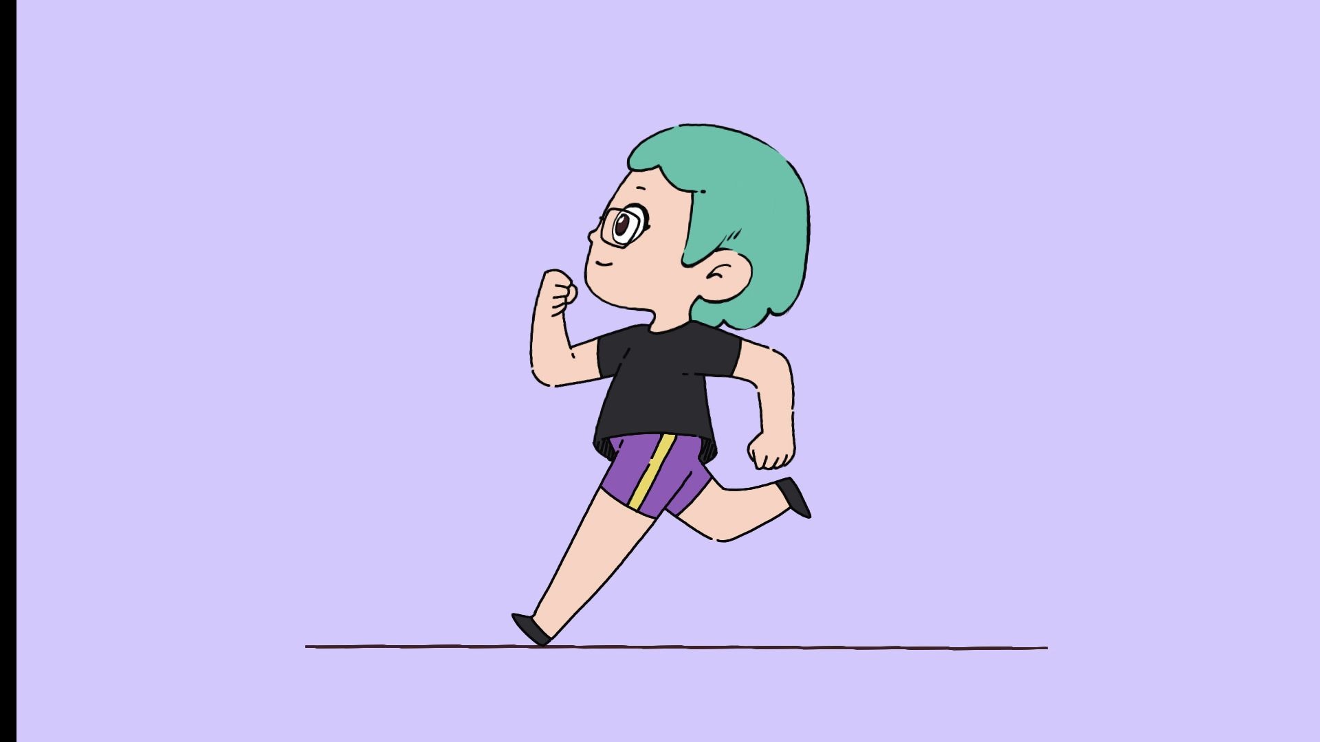 【ipad】callipeg画了个循环跑动画