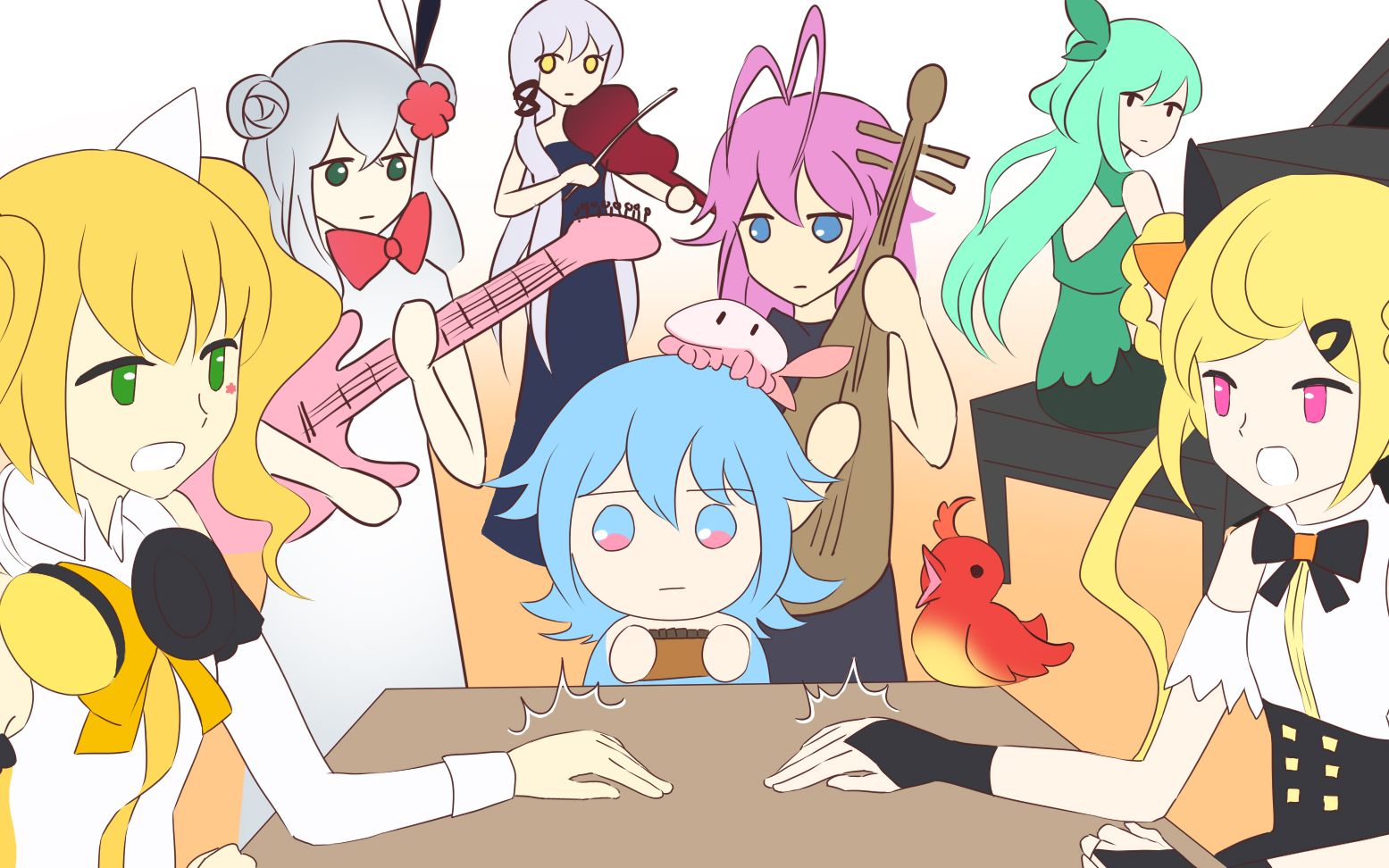 【艾可×诗岸】咱俩谁管谁叫姐(synthv全员手书)