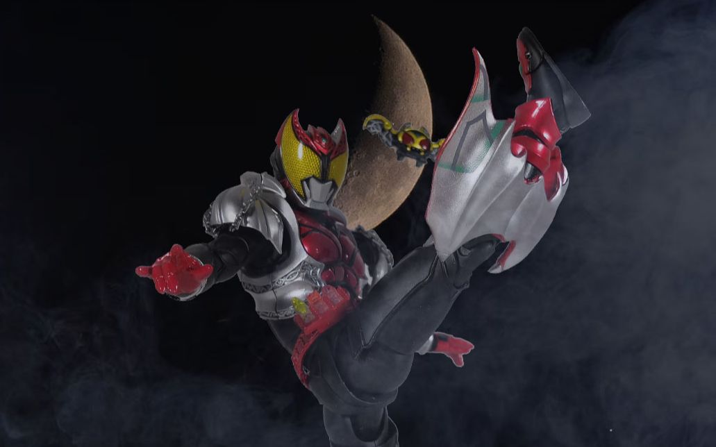 活动作品真骨雕shf假面骑士kiva开箱