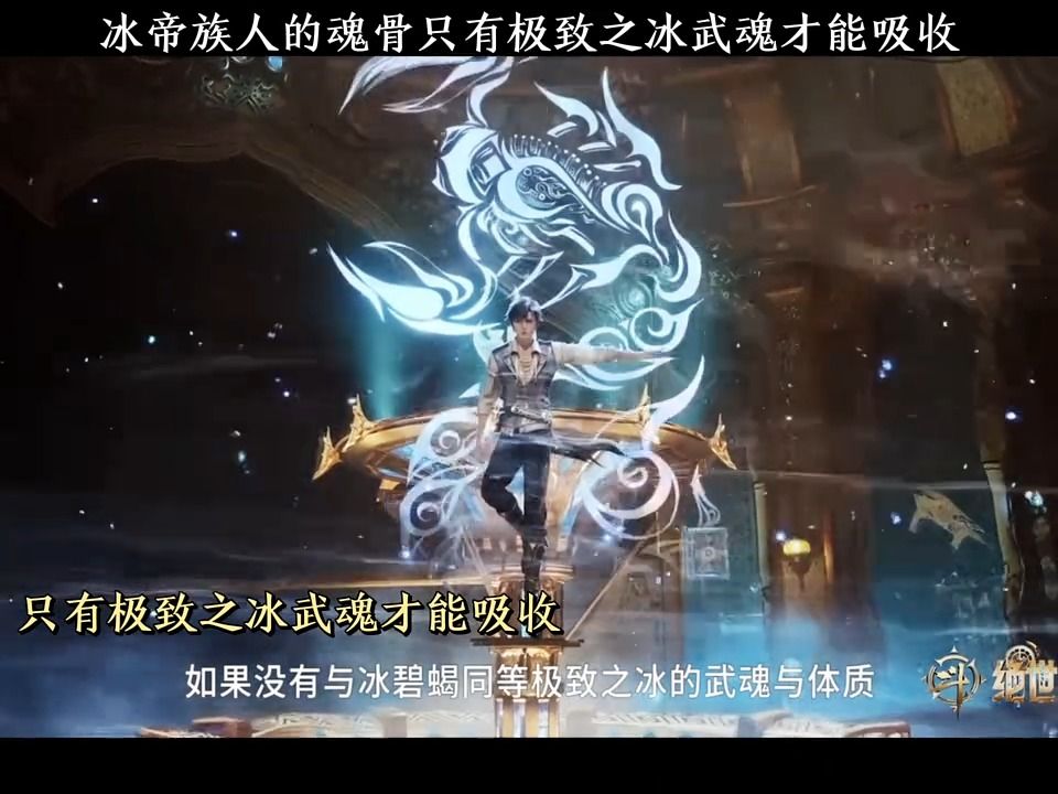 冰帝族人的魂骨只有极致之冰能吸收