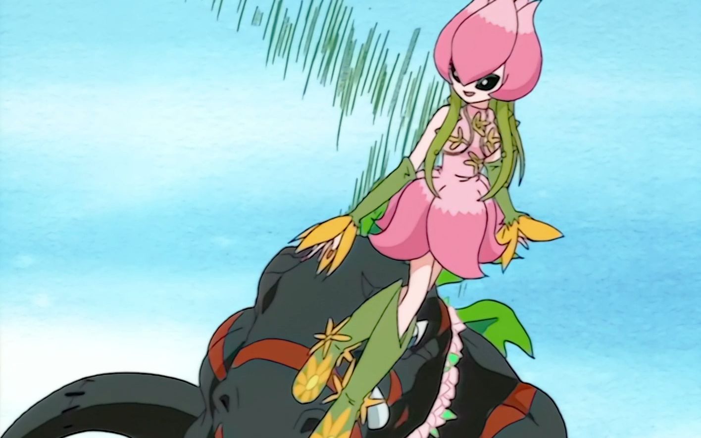 【数码宝贝1 35】吸血魔兽大举进攻御台场,怨种仙人掌兽进化成花仙兽