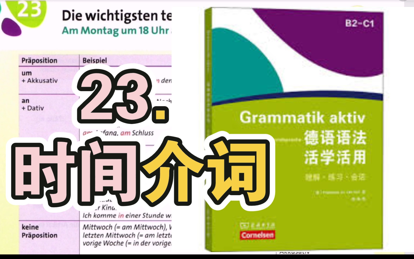 [图]《活学活用德语语法》23. 时间介词