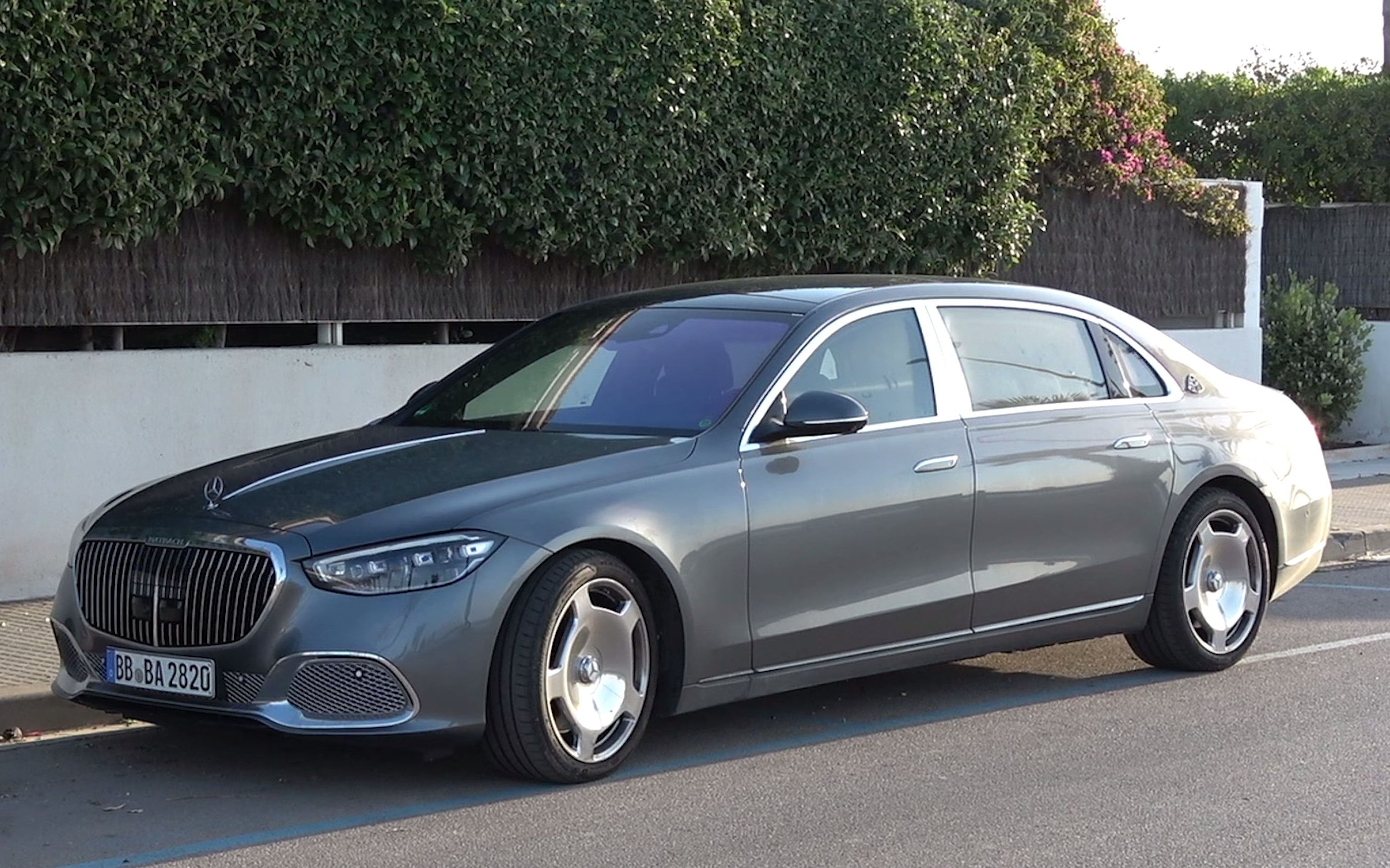 奔驰迈巴赫 w223 z223 s级 s680 2021款 早期谍照