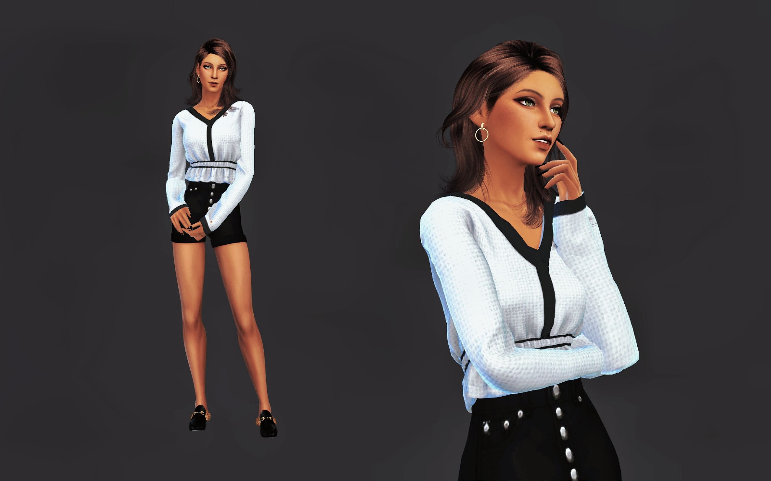 【模拟人生4】npc改捏|卡琳恩特家的女人们|卡崔娜