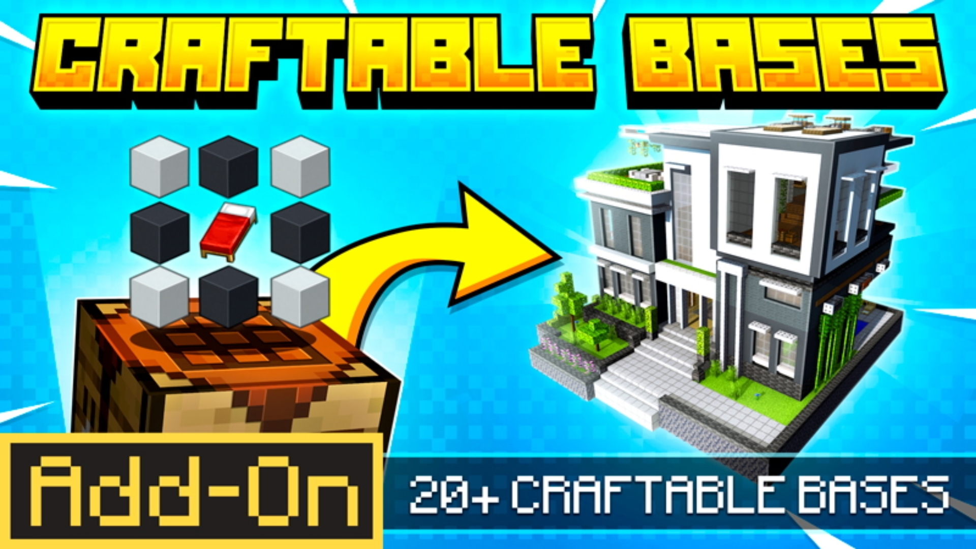 [AddOn]可合成的基地我的世界市场包免费下载Minecraft Marketplace Craftable Bases哔哩哔哩bilibili我的世界演示