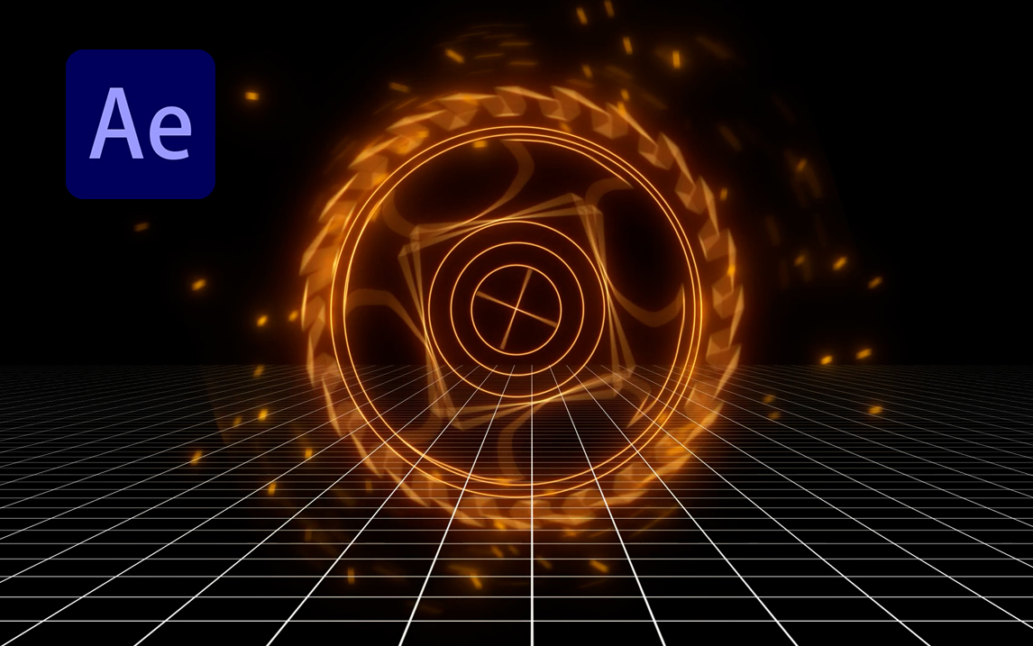 【ae特效教学】一个魔法电锯,很简单吧!_哔哩哔哩_bilibili