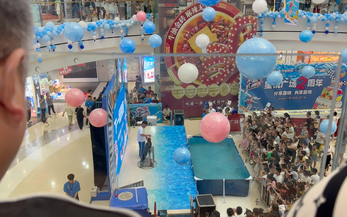 商场搞活动的一天