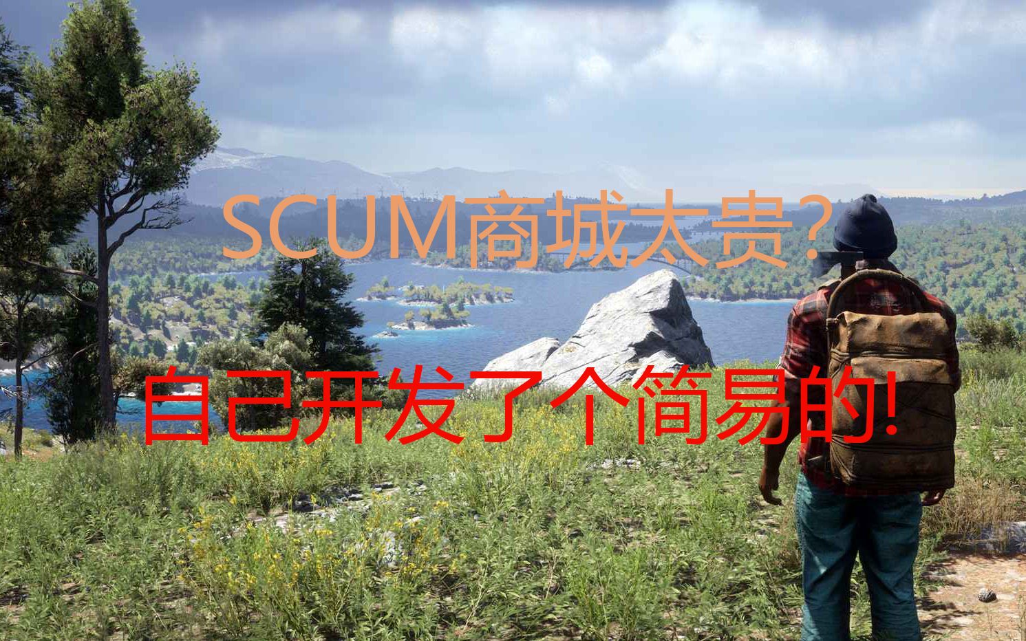 SCUM商城太贵?自己开发了个简易的.哔哩哔哩bilibili