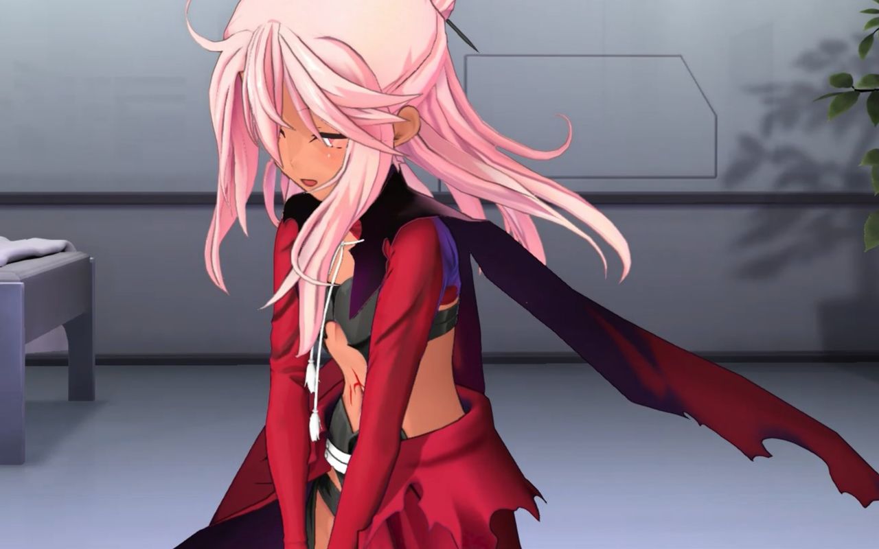 【fgo街机】小黑/克洛伊·冯·爱因兹贝伦 my room 标题界面动作展示