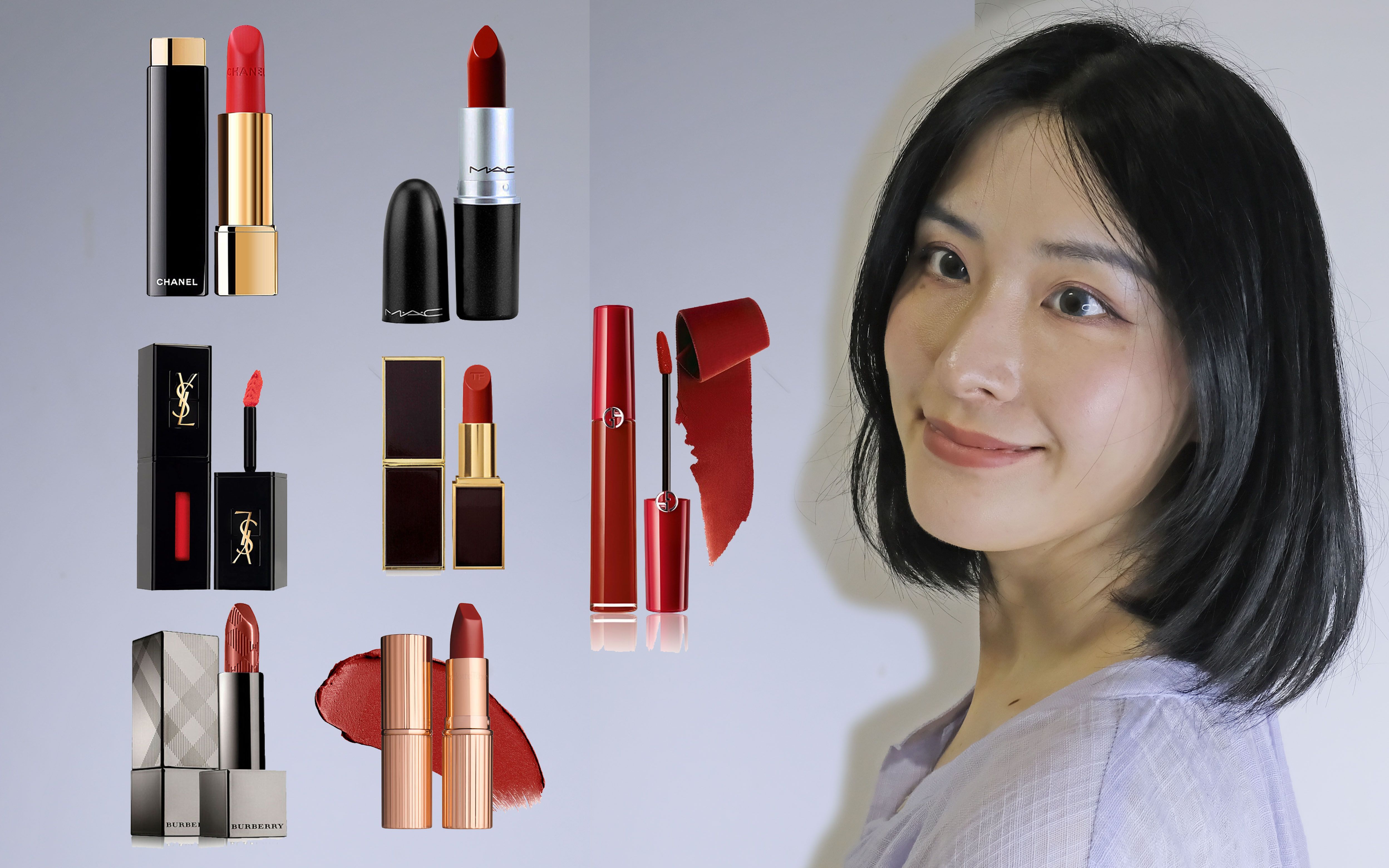 过期口红哪家强|YSL|TF|CT|Bobbi brown|Armani|Chanel|Dior哔哩哔哩bilibili